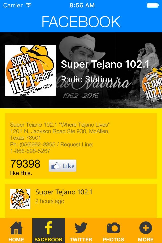 Super Tejano 102.1 screenshot 3
