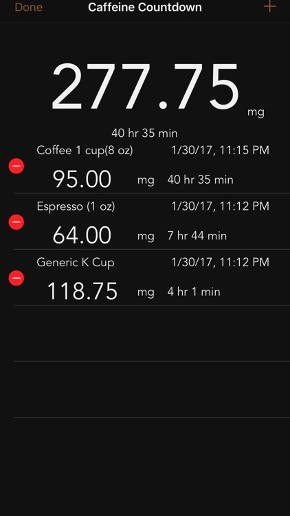 Caffeine Countdown screenshot-4