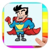 Play Coloring Book Game For Super Hero Version