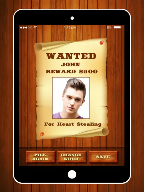 i WANTED- Wanted Poster Free