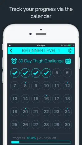 Game screenshot 30 Day Thigh Slimmer Challenge apk