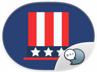 4th of July Stickers for iMessage By ChatStick