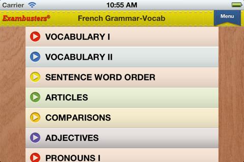 Praxis II Language Prep Flashcards Exambusters screenshot 3