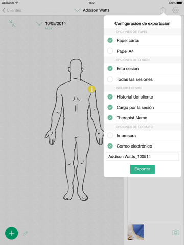 Massage Therapist Notebook screenshot 2