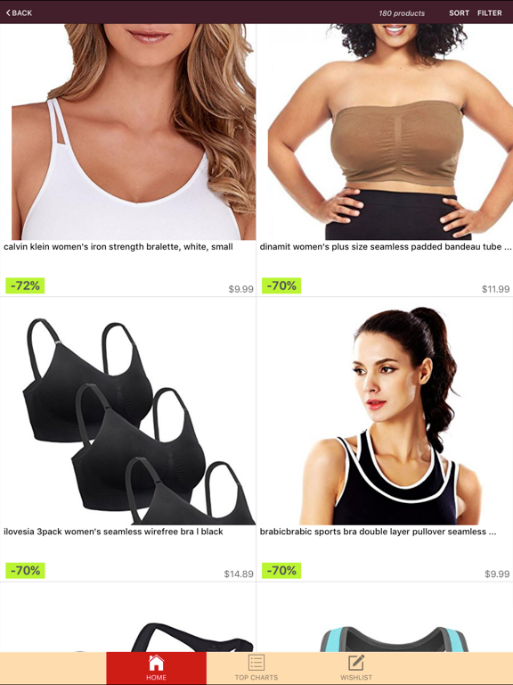 Vitrine Lingerie iPad screenshot 5 - Shopping app