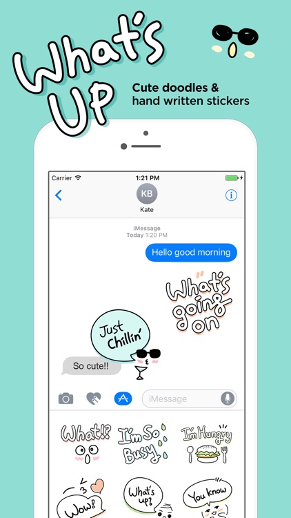 Cute doodles & hand written stickers
