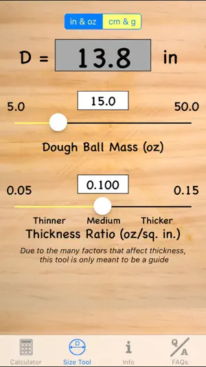 DoughCalc screenshot 3