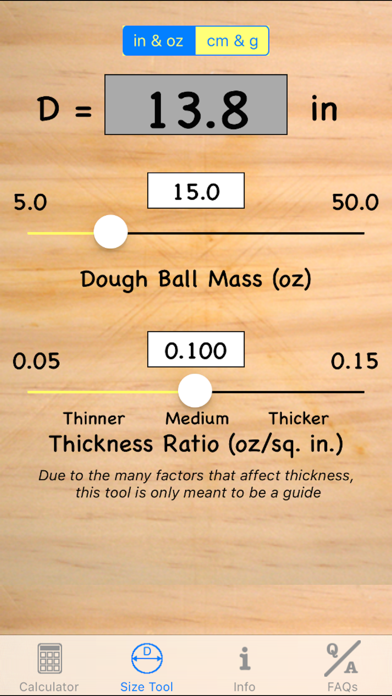 DoughCalc Screenshot