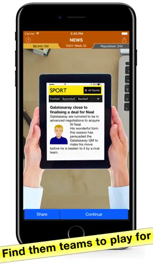 Basketball Agent: Manager Sim screenshot 3