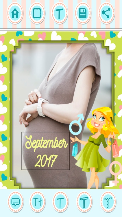 Pregnancy photo frames – Baby shower invitations screenshot-3