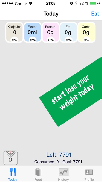 Kilojoule Counter & Diet Tracker: Lose Weight Fast screenshot-4