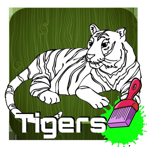 Tigers Coloring Game For Toddle iOS App