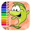 Kids Coloring Book Game For Fish Version