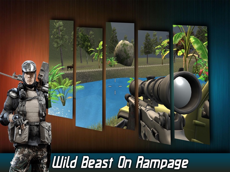 Safari Hunter 2017 Pro: Caza de ciervos Sniper 3D screenshot 7