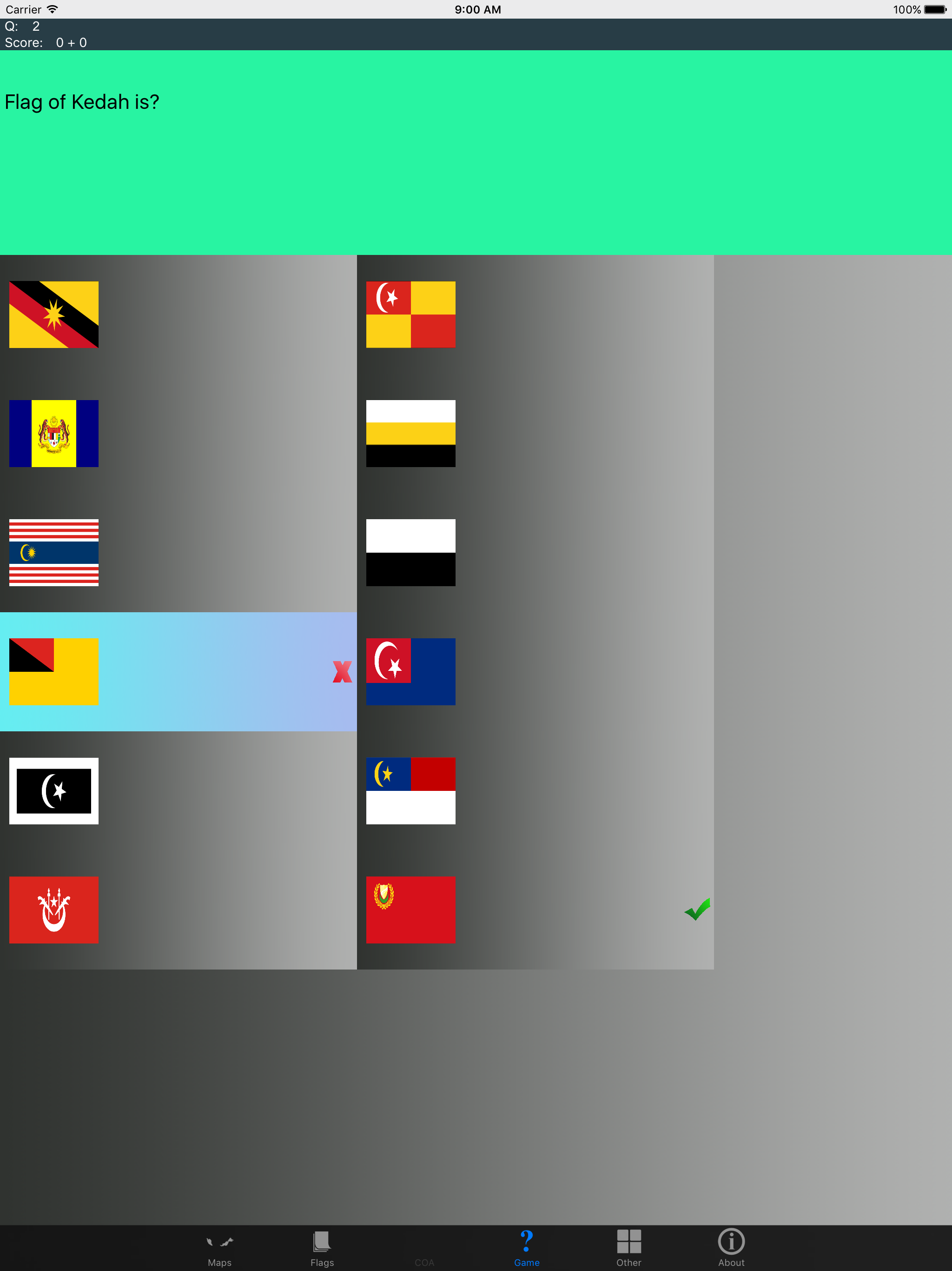 Malaysia State Maps and Flags