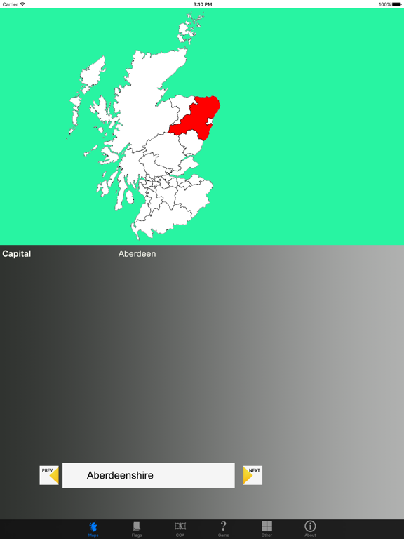Screenshot #4 pour Scotland Council Maps and Capitals