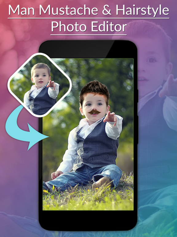 Screenshot #4 pour Man Mustache & Hairstyle Photo Editor