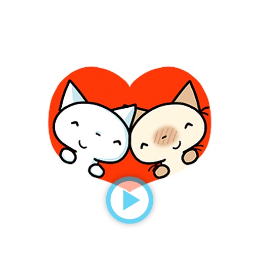 Lovely Kittens - Animated Cats Stickers icon