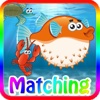 Sea animal Matching Memories Games for kids