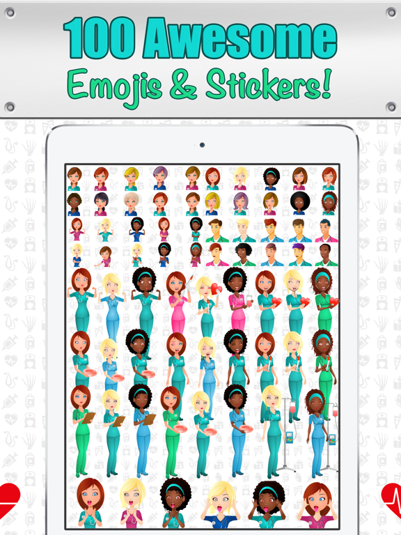 Screenshot #6 pour NurseMoji - All Nurse Emojis and Stickers!