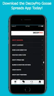 goose hunting diagrams - decoypro iphone screenshot 4