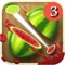 لعبة تقطيع الفواكه المجانية 3 ومناسبة للأطفال والصغار وحتّى الشباب لما تُقدِّمه من متعة وتحدي بين الأصدقاء والمنافسين، مبدأ العمل بسيط جداً وسهل الفهم وهو يعتمد على التحكم بسيف صغير والبدء بتقطيع الفواكه التي تظهر لتحصيل أفضل نتيجة وأعلى النقاط، وبذات الوقت على اللاعب الحذر من القنابل التي قد تظهر في داخل الفواكه فجأةً لتنفجر وتُسبب خسارته