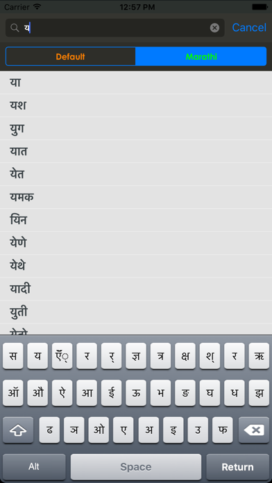 Screenshot #2 pour Marathi Dictionary +