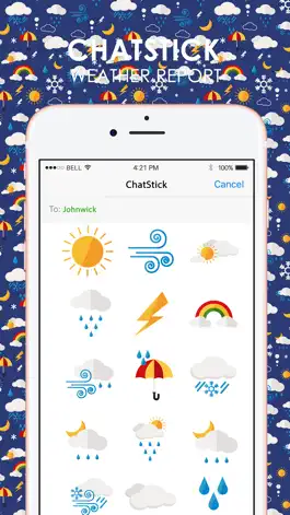 Game screenshot Weather Report Stickers for iMessage mod apk