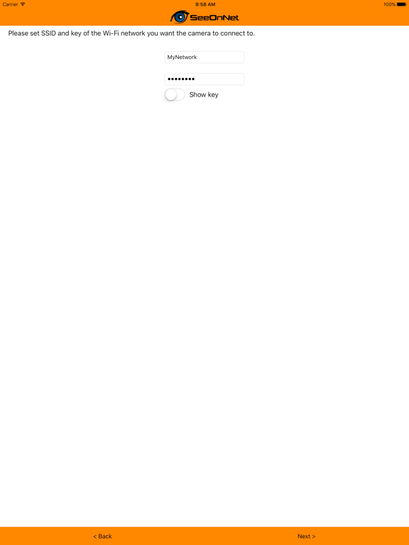 Screenshot #5 pour IProNet SeeOnNet WiFi Config