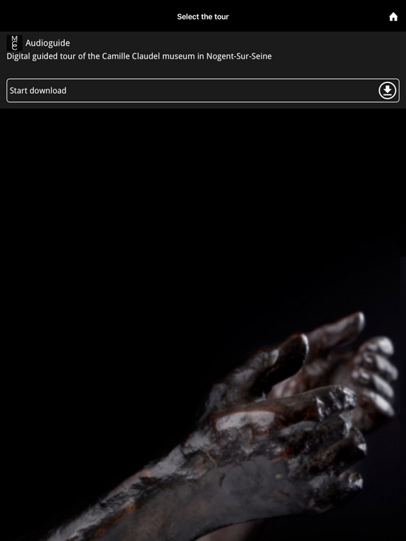 Camille Claudel Museum iPad screenshot