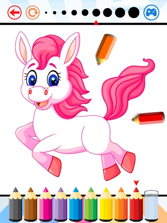 Pony Coloring Book for kids - My Drawing free game
