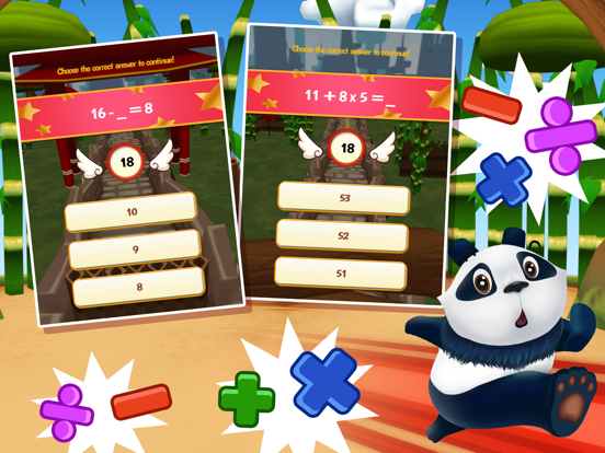 Math Run: Panda Chaseのおすすめ画像1