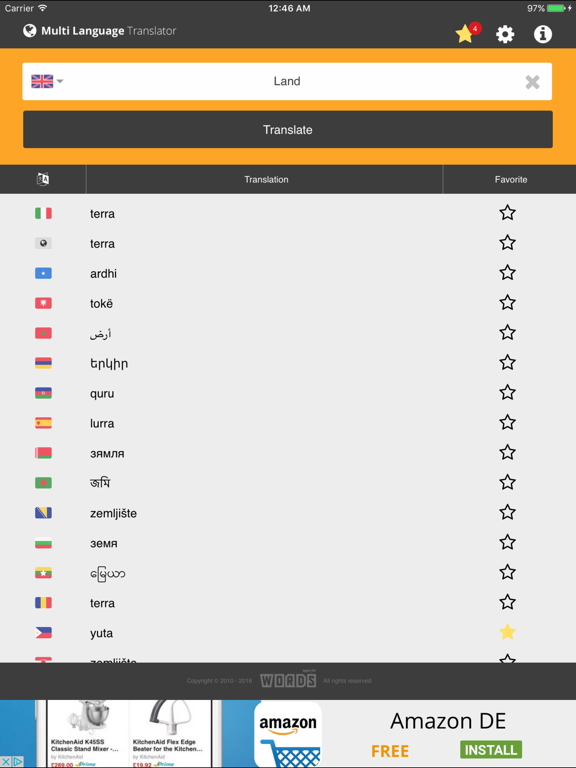 Screenshot #6 pour a! Multi Languages Translator