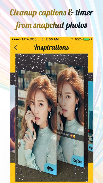 Clean Caption Pro for Snapchat Photos