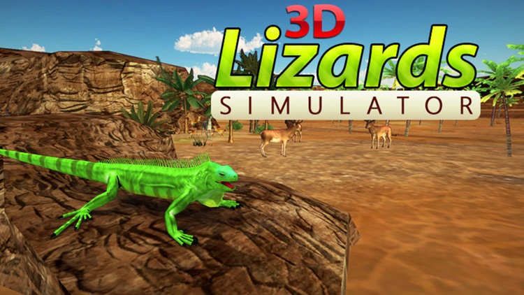 3D Lizards Simulator - Giant Reptile Survival