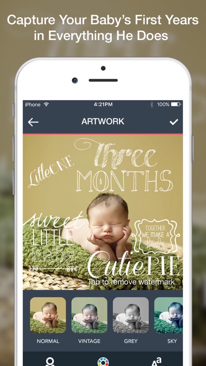 Baby Art- Baby Monthly Pictures & Baby Milestones