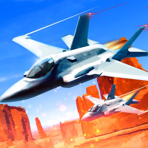 Modern Jet Fighter Race, Stunt and War Game 2017 Icon