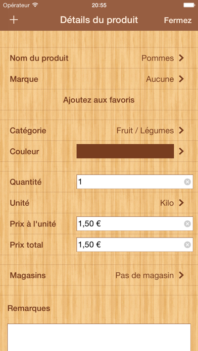 Screenshot #3 pour ShoppingList Pro Edition (Liste de courses Pro)