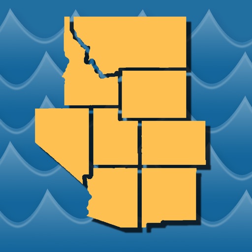 Stream Map USA - Mountain West