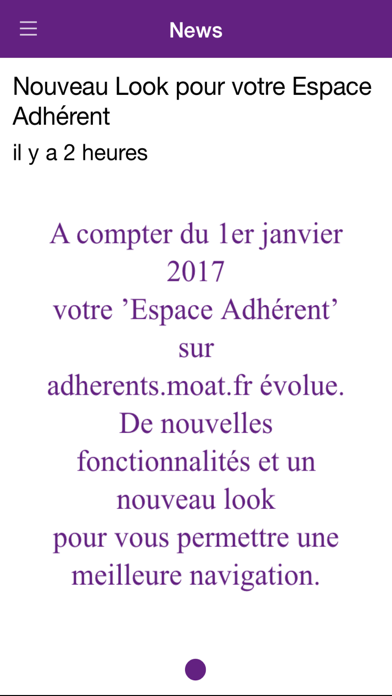 Screenshot #1 pour Mutuelle MOAT