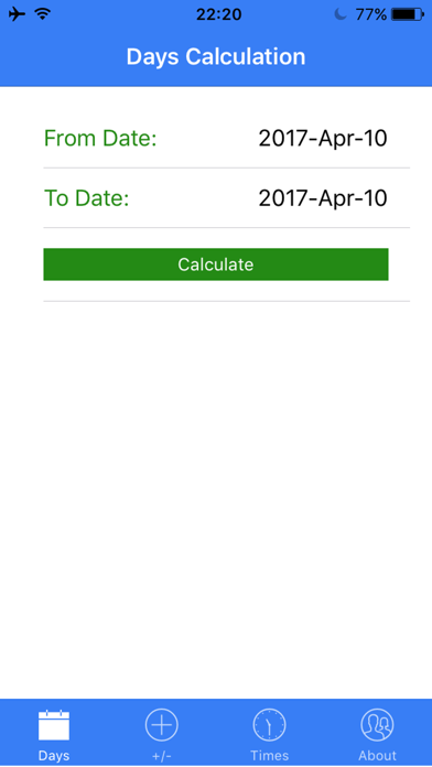 Screenshot #1 pour Day Calculator Elite