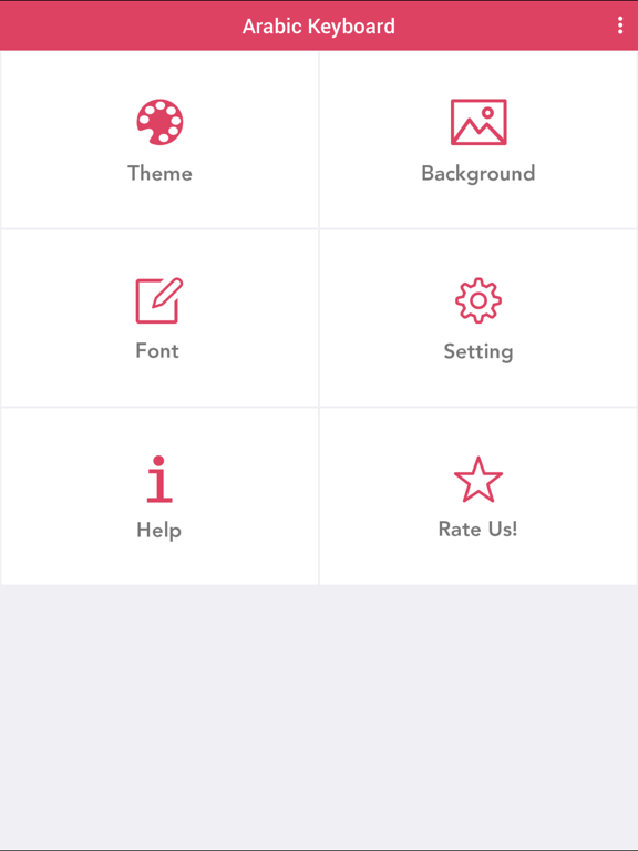 Arabic Keyboard - Arabic Input Keyboard iPad screenshot 1 - Utilities app