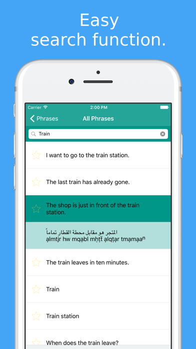 Simply Learn to Speak Arabic - Travel Phrasebook iPhone screenshot 5 - Education app