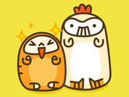 Lucky Bread & Tweet Chick - NHH Animated Stickers