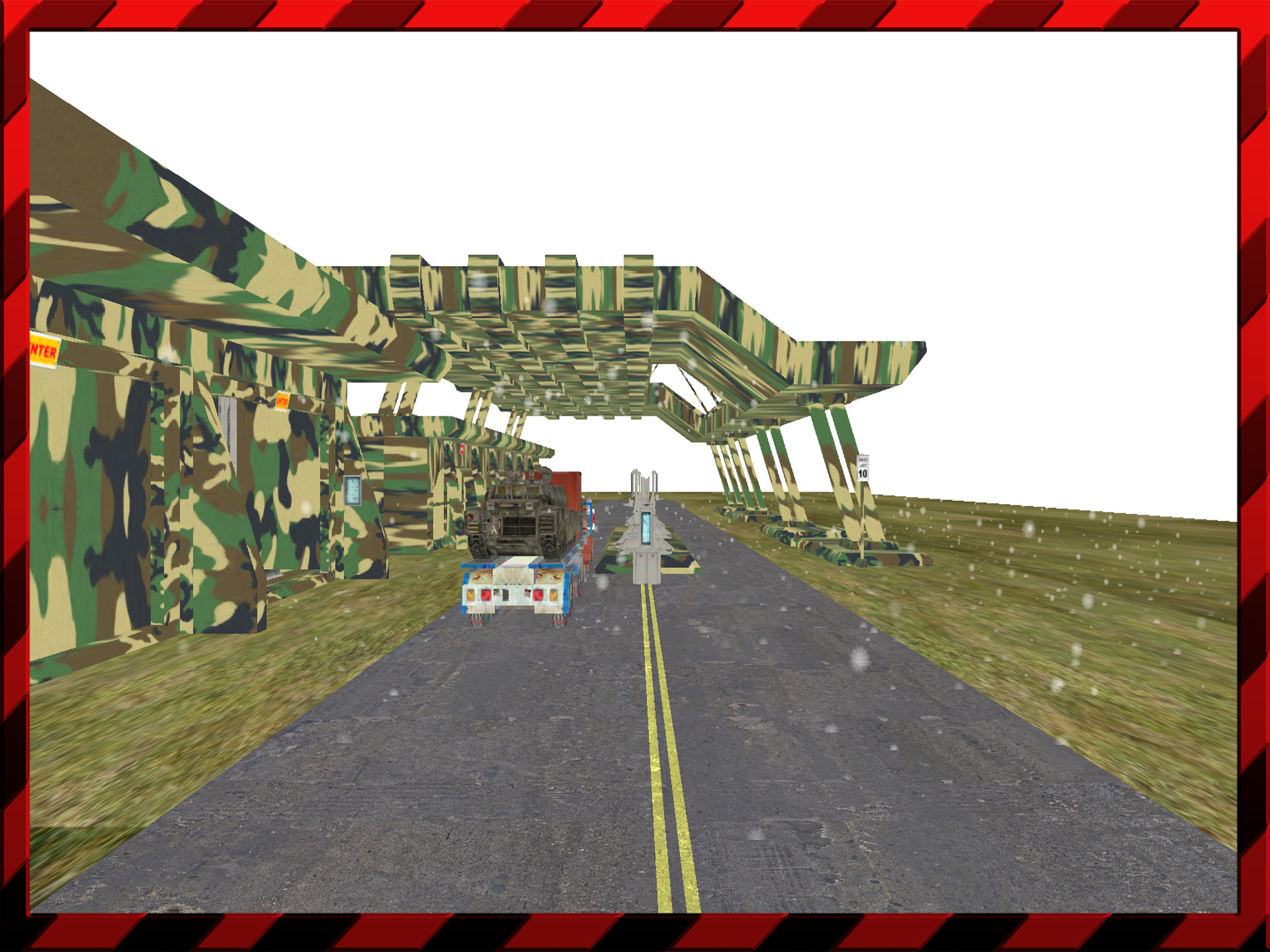 Military Tank Transporter Truck Mountain Simulator