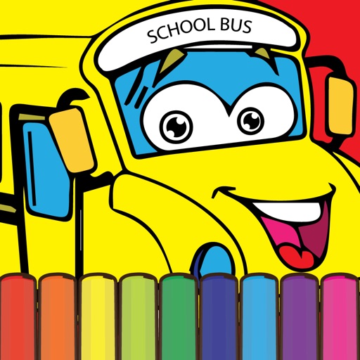 Coloring My ABC School Bus - Alphabet icon