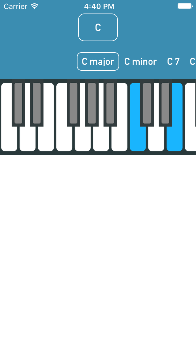Chords for Piano