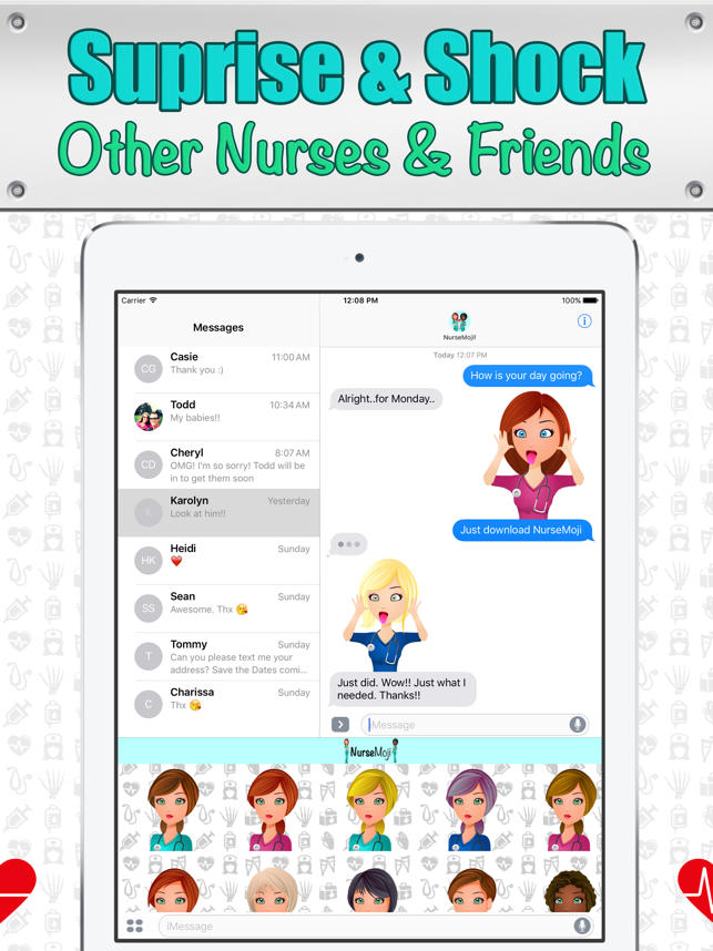 ‎NurseMoji - All Nurse Emojis and Stickers! Screenshot