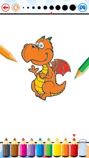 dragon dinosaur coloring book - dino kids all in 1 iphone screenshot 1