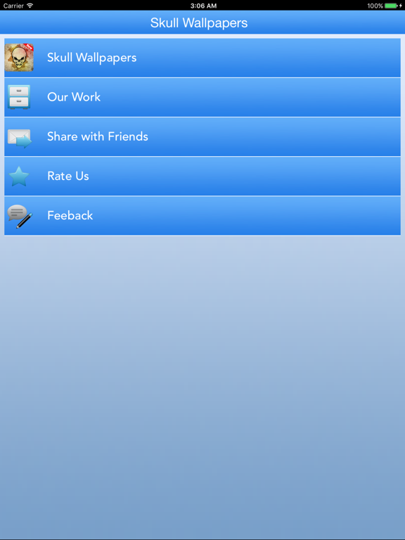 Amazing Skull Wallpapers HD iPad screenshot 4 - Photo & Video app